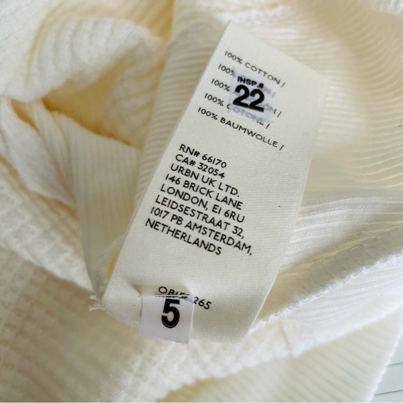 FREE PEOPLE NWT Santa Clara Thermal in Alabaster Size XS - Picture 7 of 13